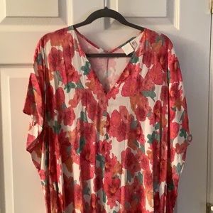 Floral caftan maxi dress from H&M size large